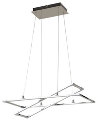 Kseros 60x30 35W LED závěsná lampa stříbrná šedá 4000K
