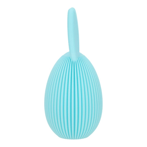 Velikonoční dekorace Intesi vejce s oušky tyrkysové 13,5 cm na stůl do obýváku