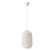 CRESTO závěsná lampa bílá 1x40W E27 difuzor bílý