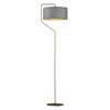 Stojací lampa TESALLIA zlatá šedá