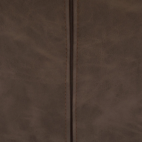 Čalouněná jídelní židle Olwen Atmosphera hnědá moderní na černých nohách