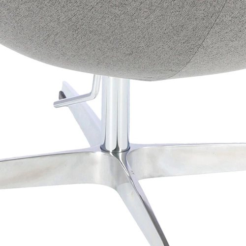 Otočná křesla uszak Jajo šedá Easy Clean do obýváku a kanceláře moderní glamour ve stylu Egg