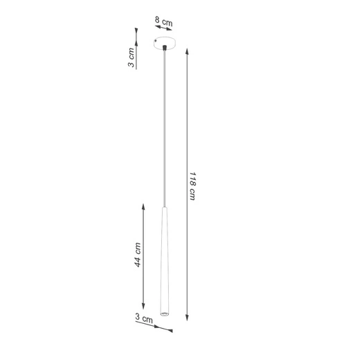 Závěsné svítidlo BLISS 1 černé moderní nastavitelné nad stůl do obývacího pokoje a jídelny