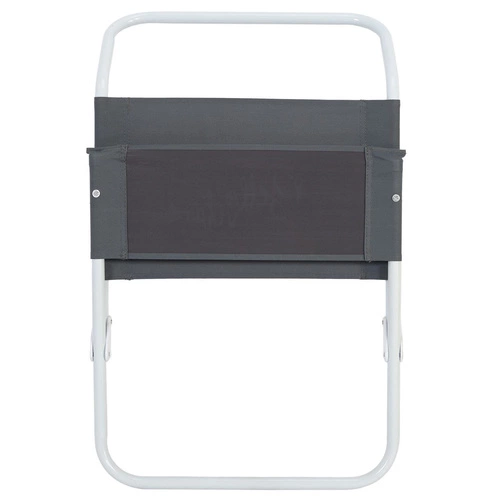 Skládací plážové křeslo Bella Vita Ventos černé moderní zahradní lehátko kovovo-textilní