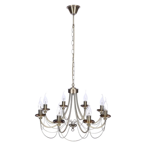 Závěsná lampa Muse 8x40W E14 patina