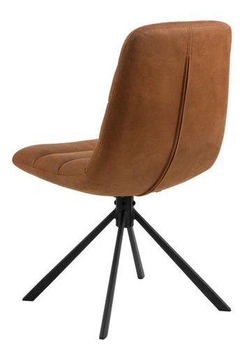 Otočná čalouněná jídelní židle Milford Actona hnědá