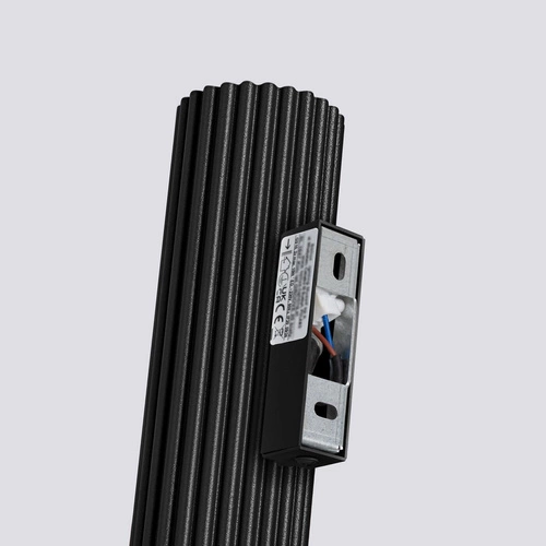 Nástěnné svítidlo KARBON 30 černé moderní hliníkové s otočným stínidlem do obýváku a ložnice