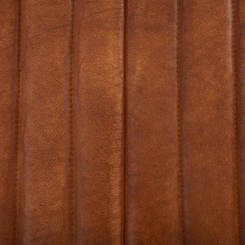 Jídelní čalouněná židle z pravé kůže Kavi Atmosphera hnědá s područkami