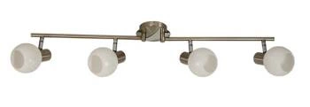 Stropní světelný pásek Avila 4x40W E14 satin