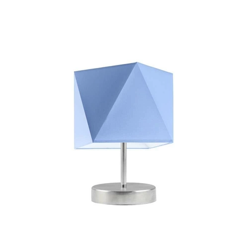 Noční lampička PASADENA moderní s modrým stínidlem do ložnice a obýváku LYSNE 30 cm