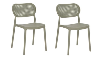 Sada 2 zelených židlí Bilto