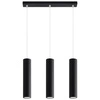 Závěsné svítidlo Lagos 3bodové černé moderní nad kuchyňský ostrůvek a do obýváku