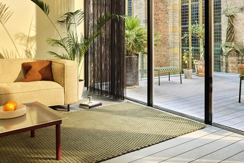 Venkovní koberec Lace Thyme Pine 200x280 šedý moderní na terasu balkon zahradu snadno čistitelný