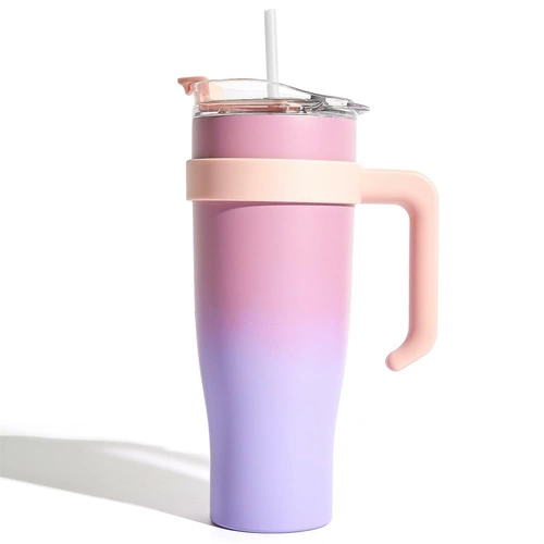 Termohrnek Miami Tie-Dye fialový/růžový