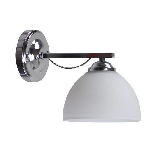 Nástěnné svítidlo Filona chrom 1x40 E27 difuzor bílý