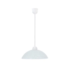 Závěsná lampa Macari 1x60W E27 bílý difuzor se vzorem