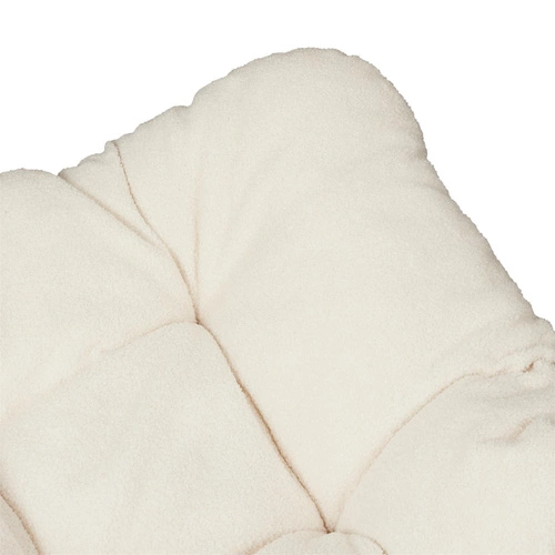 Relaxační křeslo Odin boho na lyžinách krémový beránek do obýváku a ložnice