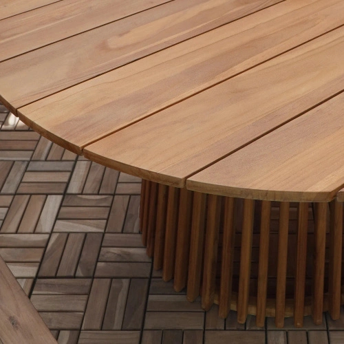 Stůl Lorca 120 cm teak přírodní