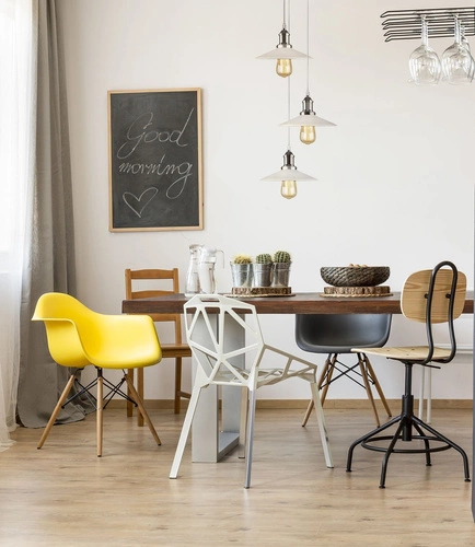 Závěsné svítidlo Eindhoven Loft 3 světla bílá chrom do obýváku a jídelny 76 cm