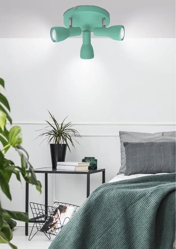 Stropní svítidlo Picardo mátové moderní kovové nastavitelné do obýváku a ložnice