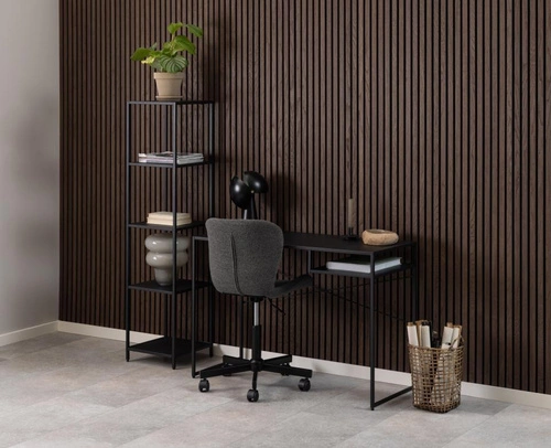 Ergonomická kancelářská židle Batilda-A1 Actona antracitová otočná s nastavitelnou výškou