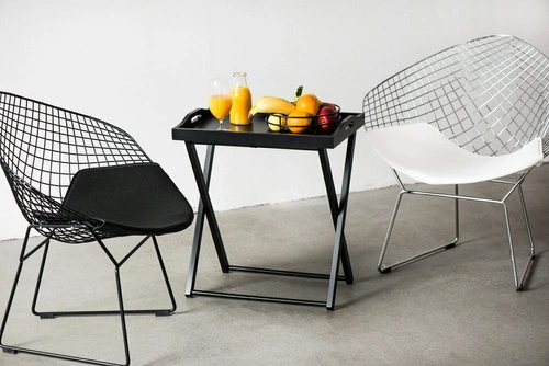 Židle Harry Arm černá/černá poduška