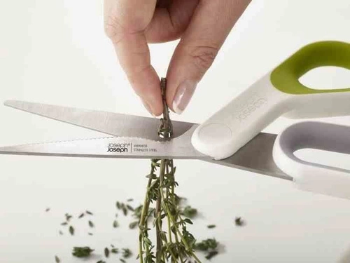 Kuchyňské nůžky PowerGrip Joseph Joseph na maso a zeleninu bílé zelené