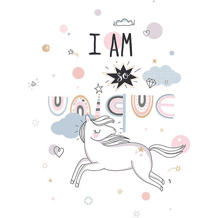Dětské bavlněné ložní povlečení Unicorn 140x200 do dětského pokoje