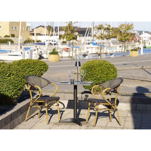 Stolní lampa Bradford černá LED akumulátorová moderní do obýváku