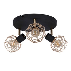Stropní svítidlo Acrobat stropní svítidlo 3x40W E14 černý měděný difuzor