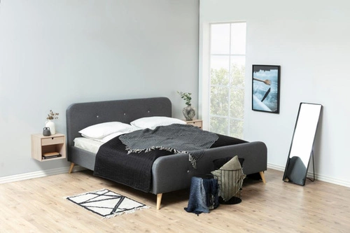 Závěsný noční stolek z masivu s zásuvkou 37 cm Century Actona moderní přírodní