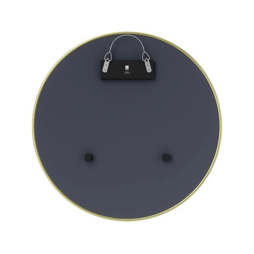 Kulaté zrcadlo Hubba 61 cm zlaté na zeď do předsíně moderní Umbra