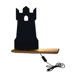 Nástěnné svítidlo Tower lamp4W LED 4000K iq kids s kabelem černá
