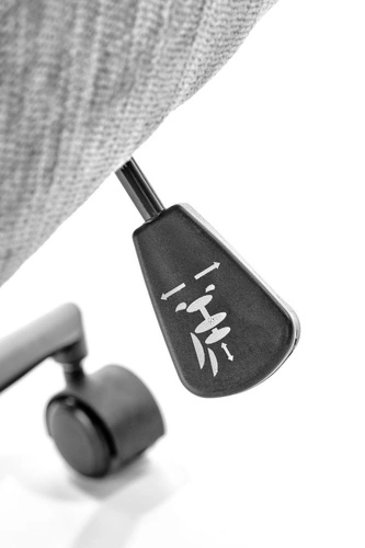 Moderní šedá otočná kancelářská židle s nastavitelnou výškou Resof do kanceláře Intesi