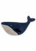 Dětský koberec Decor Kids Whale moderní vlněný velryba 105x60 cm tmavě modrý