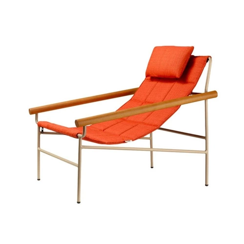 Zahradní relaxační křeslo Glam outdoor s područkami, látka, glamour styl