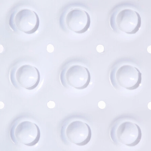 Protiskluzová sprchová podložka 53x53 cm bílá moderní do koupelny 5five simply smart