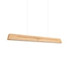 Závěsné LED svítidlo SKOG 120 dřevěné nad jídelní stůl moderní skandinávský styl
