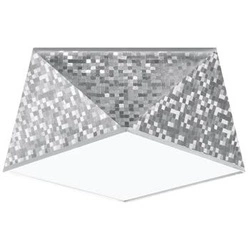 Stropní svítidlo HEXA 25 moderní stříbrné do obýváku kuchyně ložnice Sollux Lighting