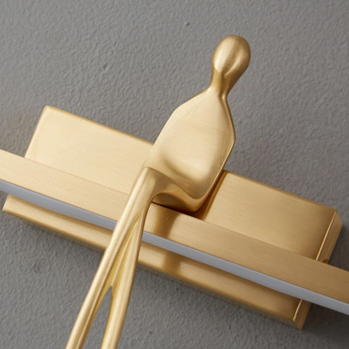 Nástěnné svítidlo AMICI zlaté 31 cm