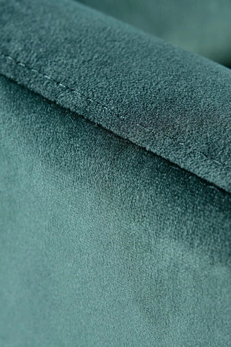 Rozkládací křeslo do obýváku Dativo zelený samet moderní s funkcí spaní Intesi