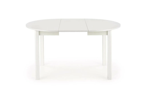 Rozkládací kulatý stůl Nigo bílý 102-142 cm moderní do jídelny a kuchyně Intesi