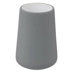 Keramický šedý kelímek na zubní kartáčky Colors moderní do koupelny 5five