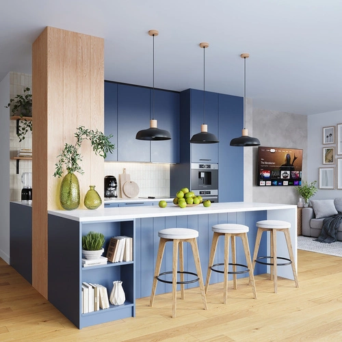 Závěsné svítidlo INDY černé skandinávské do obýváku a nad stůl 38 cm SOLLUX LIGHTING