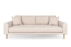 Skandinávská pohovka Lido 3 béžová Intesi s područkami do obýváku, čalouněná, trojmístná