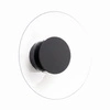 Nástěnné svítidlo ASTRO černé LED moderní do obývacího pokoje 28 cm