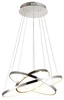 Lune 50 kulatá trojitá 60W LED 4000K chromovaná závěsná lampa