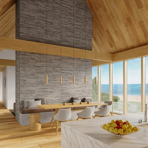 Závěsné dřevěné svítidlo LINO 2 moderní do obýváku a kuchyně nad ostrůvek Sollux