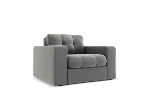Křeslo Justin Light Grey Velvet