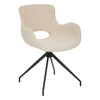Čalouněná židle s područkami Kale Atmosphera béžová moderní do obýváku a jídelny